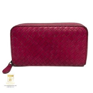 Bottega Veneta zip around wallet